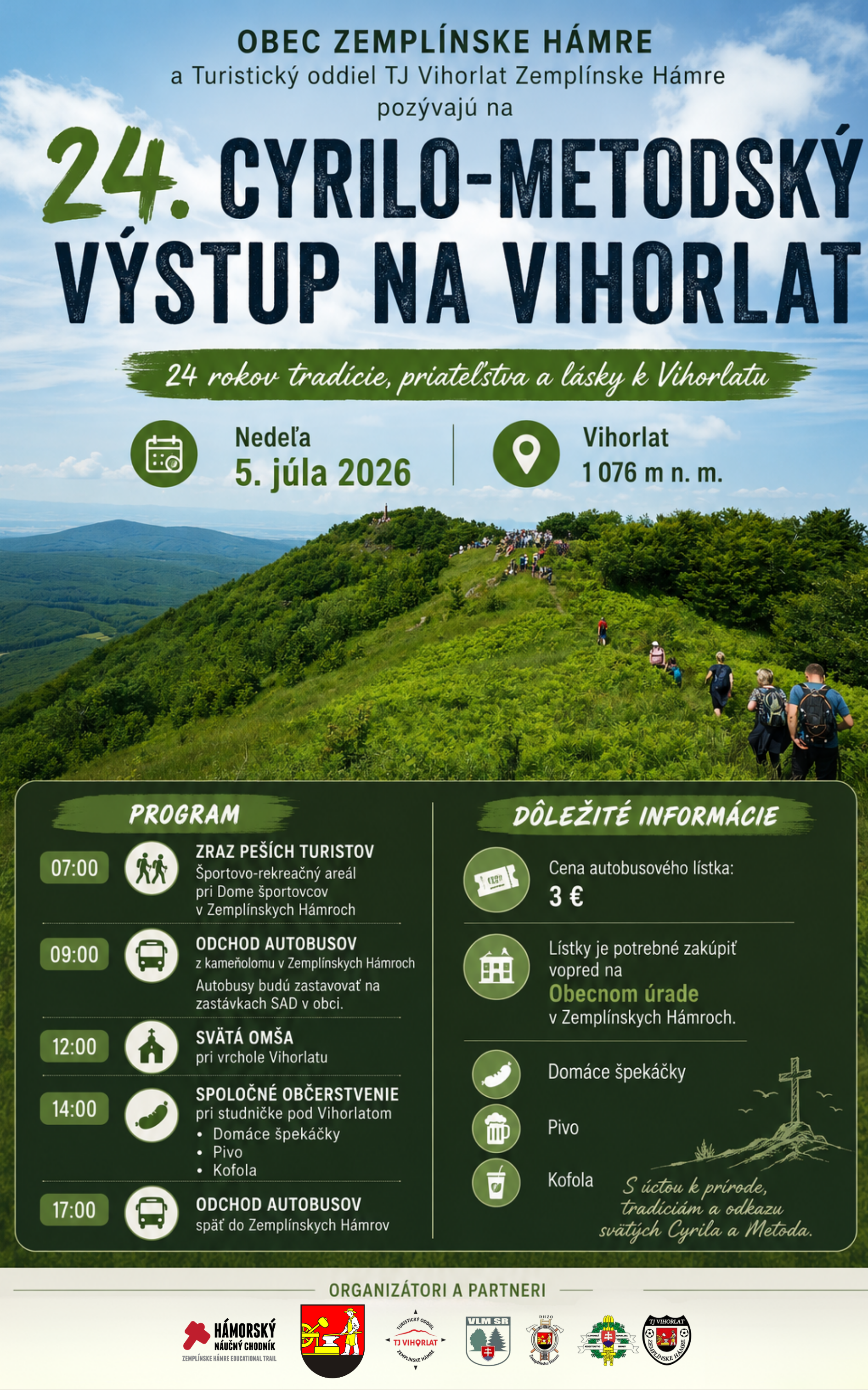 24. CYRILO-METODSKÝ VÝSTUP NA VIHORLAT